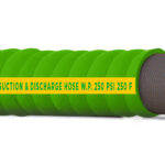 CORRUGATED CHEMICAL UHMPWE SUCTION & DISCHARGE HOSE W.P. 250 PSI 250 F